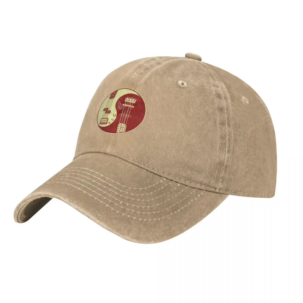 Streetwear Brand Bag - Yin Yang Bass Guitar, Topi Bisbol