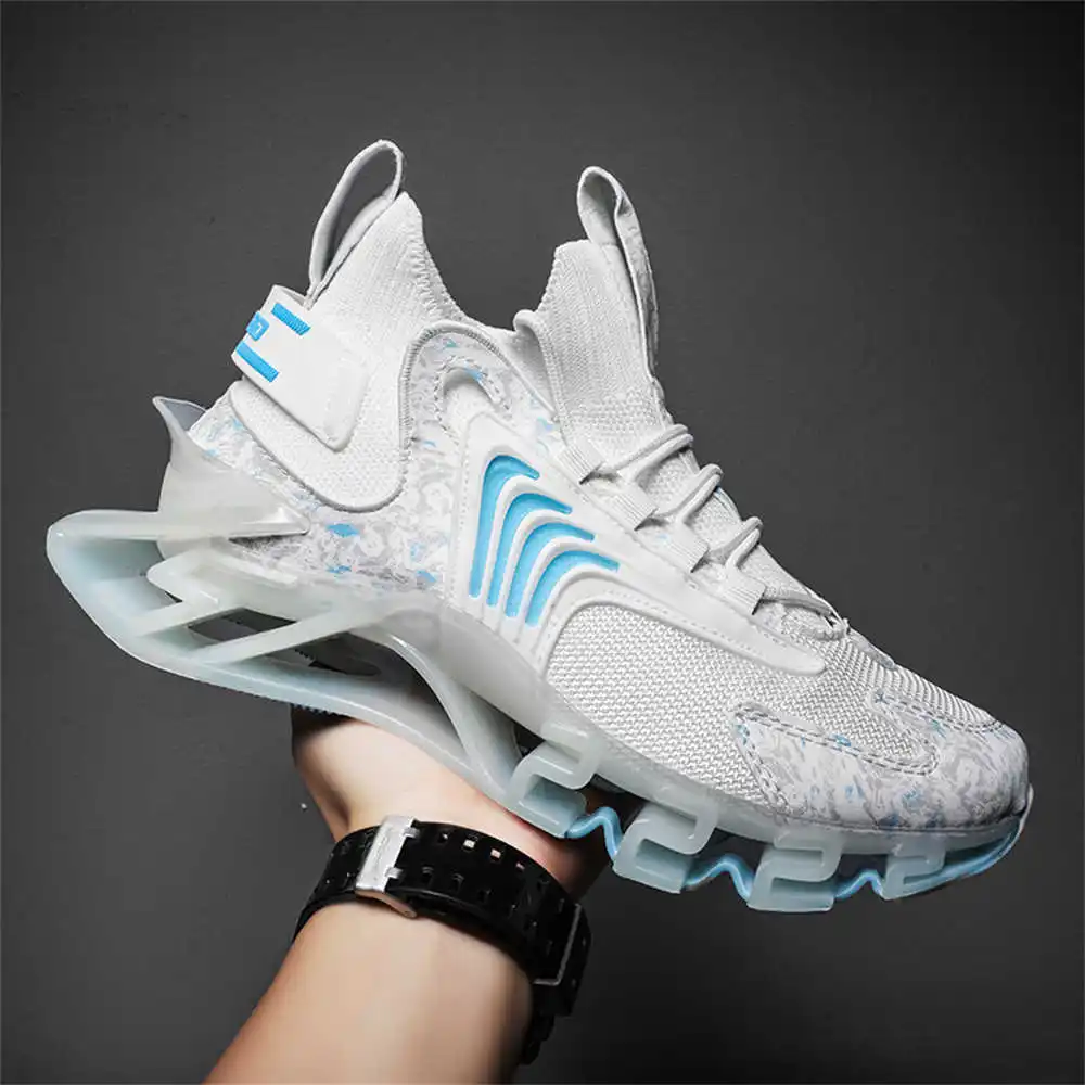 Streetwear Brand Ideas - Blue Slipon sepatu bot panjang merah
