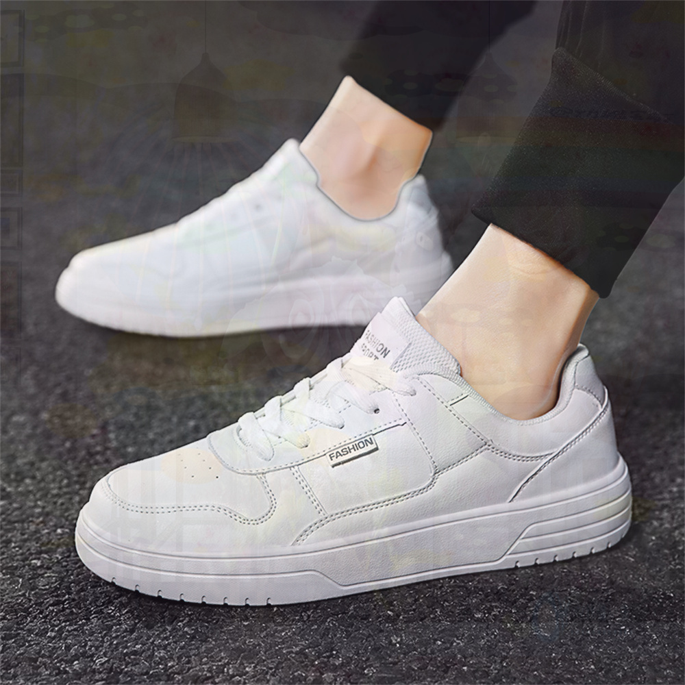 Streetwear Brand Ideas - Sepatu Kulit PU dengan Dasi 41
