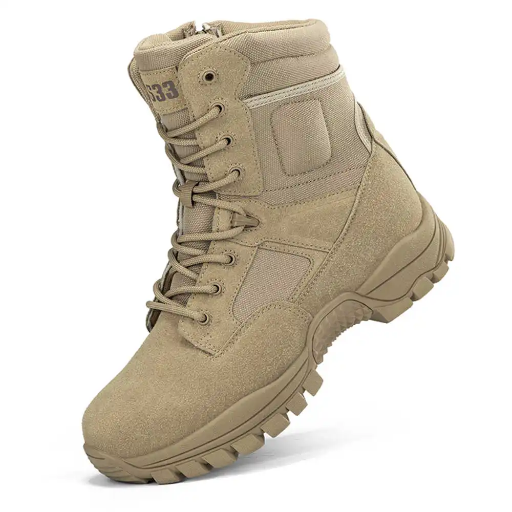 Streetwear Brand Ideas - Sepatu boot kulit asli antiselip, sepatu