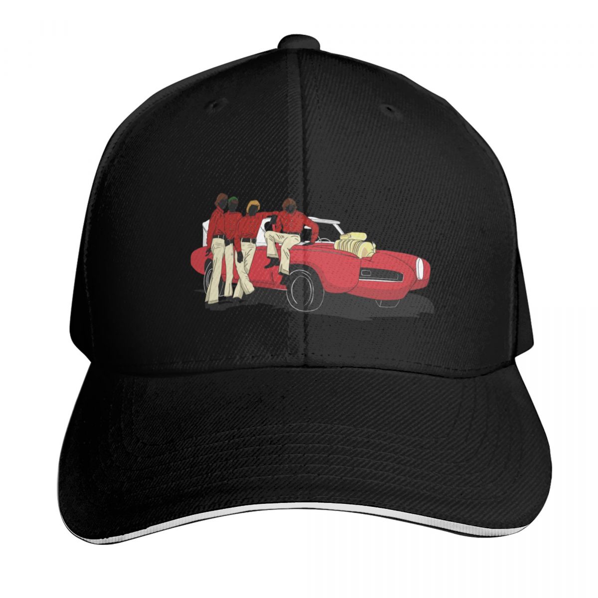 Streetwear Outdoor Brand - Topi Bisbol Monkeemobile Topi Pria Bermerek