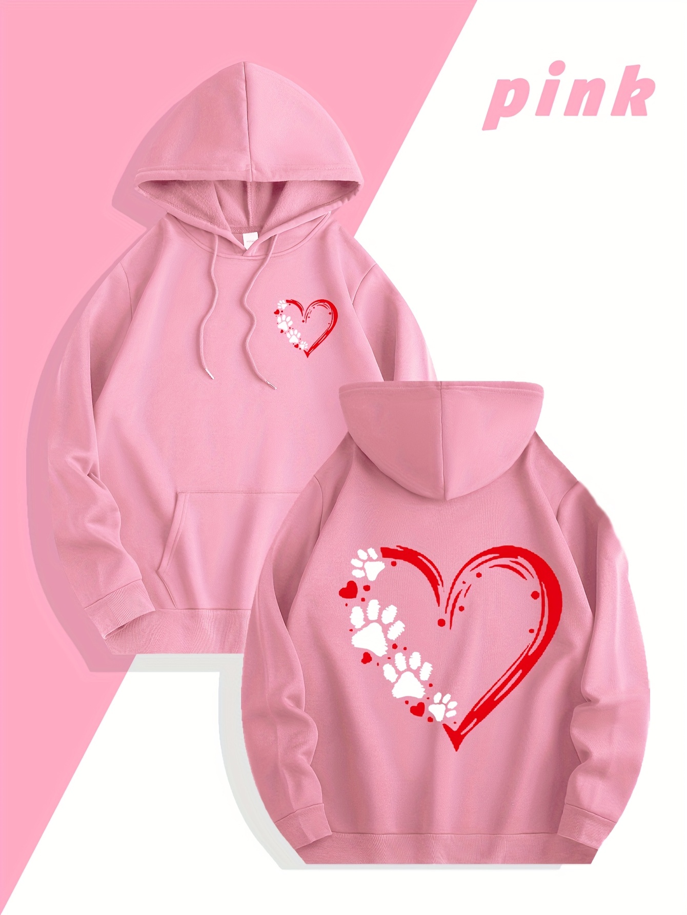 Streetwear Outdoor Brand - Sweatshirt Pria Motif Hati Merek Streetwear