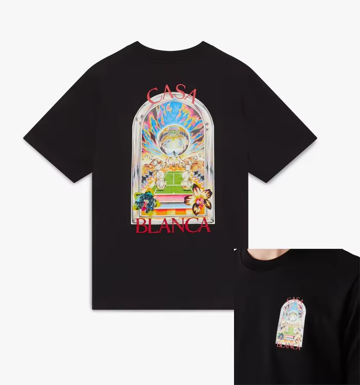 Kaus Seni Sunset Lengkung Klas - French Streetwear Brand ulasan dan harga