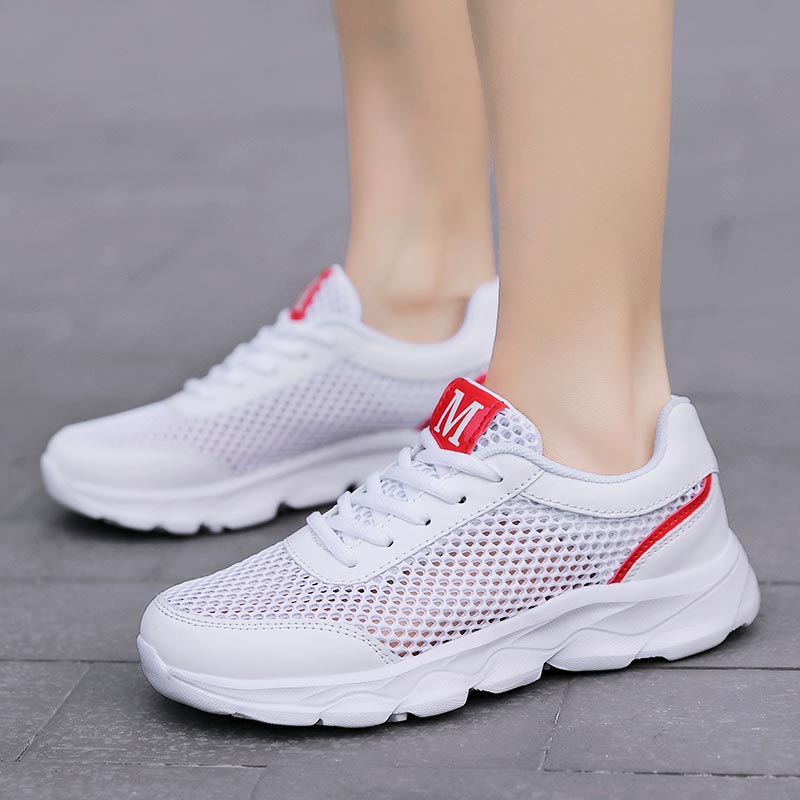 Musim Panas Bernapas Sepatu Wa - Streetwear Brand With White Flowers ulasan dan harga