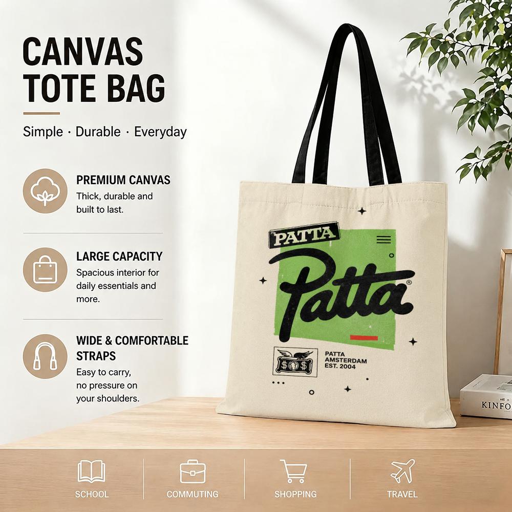 Tas Kanvas Patta Storage Bags, - Streetwear Brand Bag ulasan dan harga