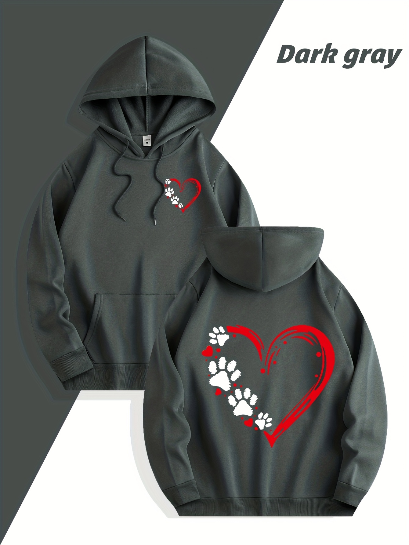 Sweatshirt Pria Motif Hati Mer - Streetwear Outdoor Brand ulasan dan harga